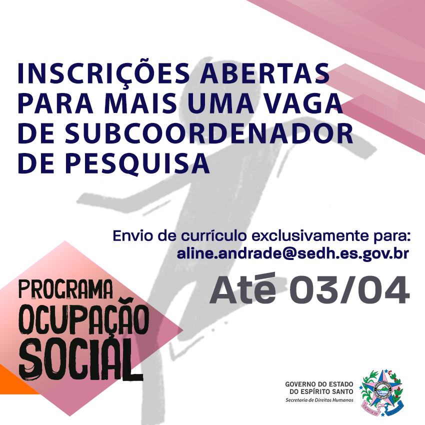 InscriçãoSubcoordenador