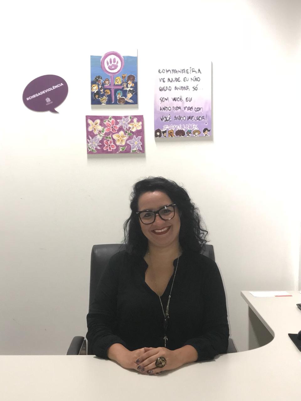 Subsecretária de Políticas para Mulheres, Juliane Barroso