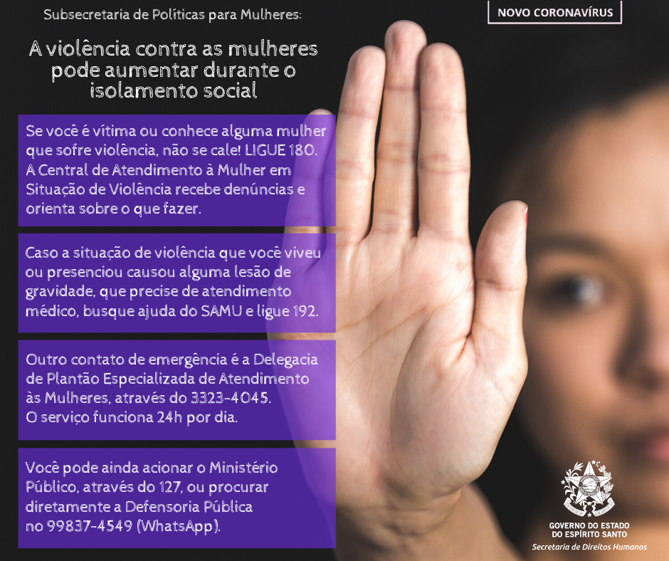A violência contra as mulheres pode aumentar durante o isolamento social (3)