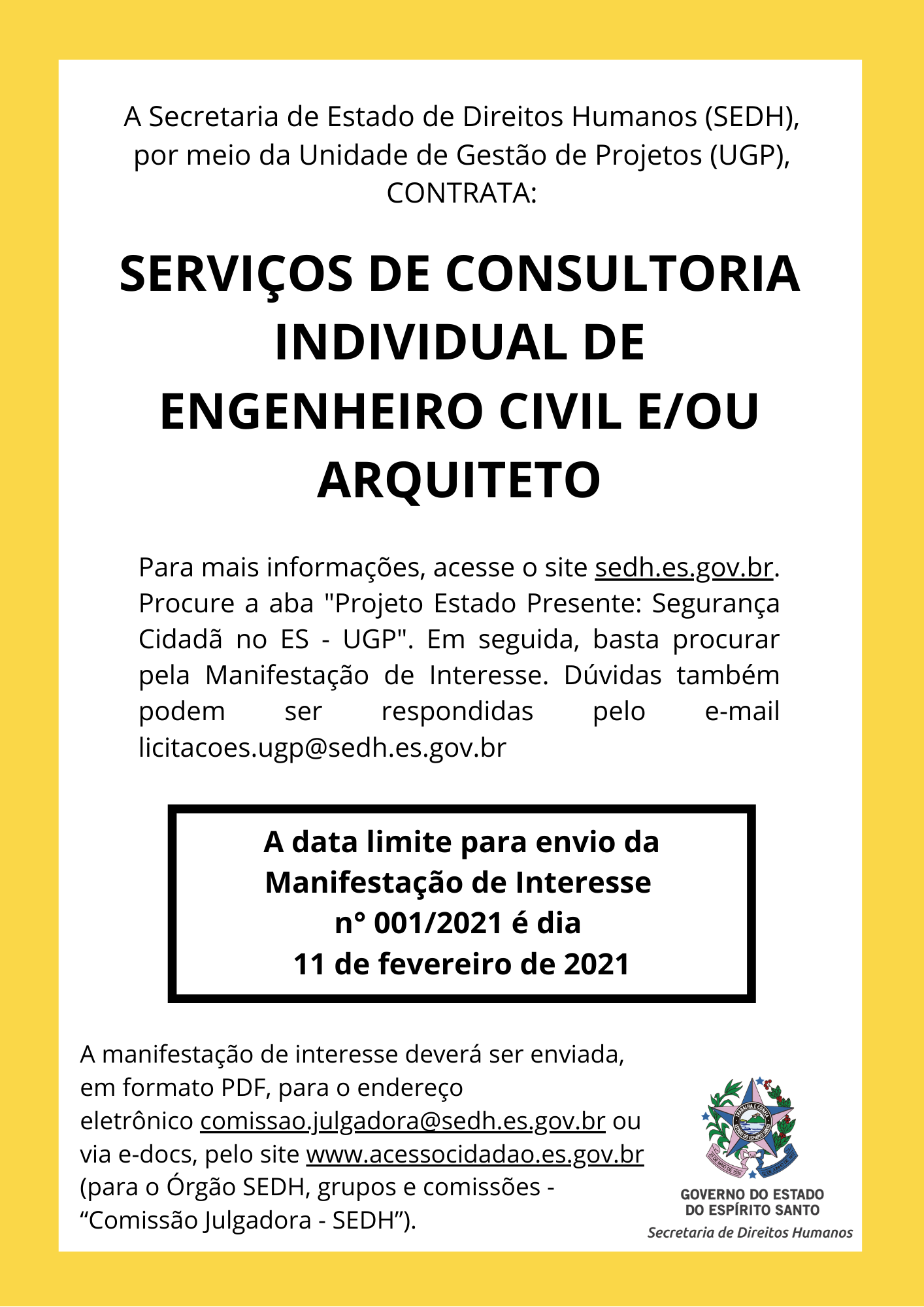 A Secretaria de Estado de Direitos Humanos (SEDH) -  (17)