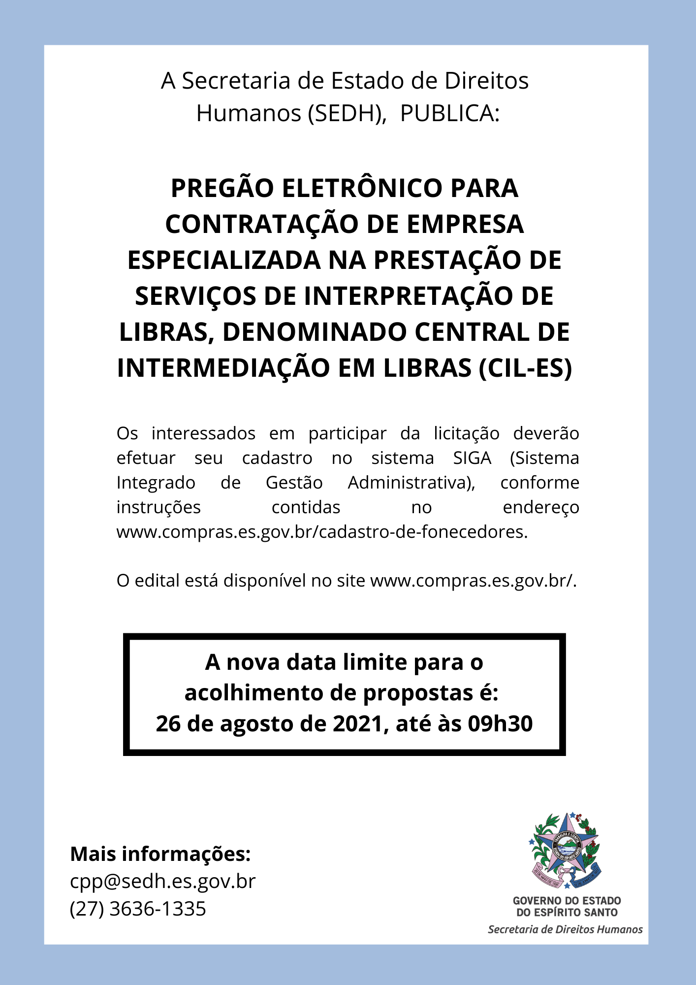A Secretaria de Estado de Direitos Humanos (SEDH) -  (23)