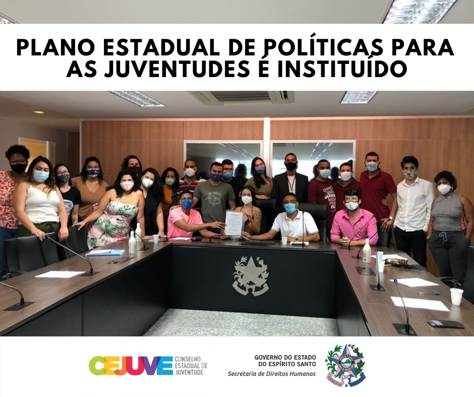 plano estadual de políticas para as juventudes é instituído